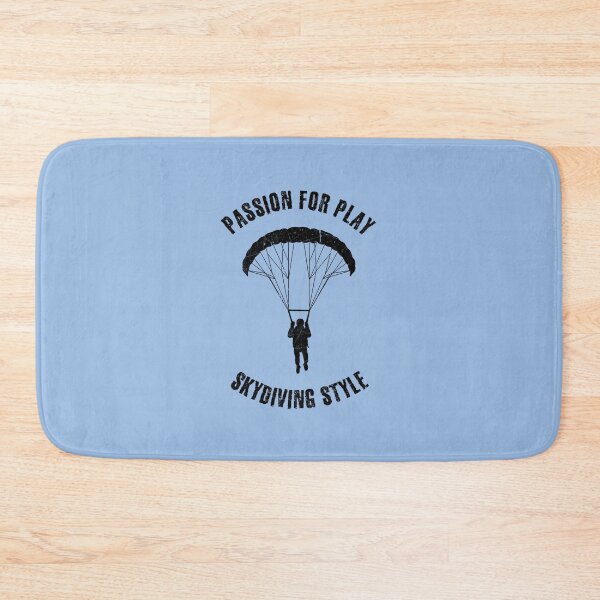 Item preview, Black silhouette of a parachutist designed and sold by HarridanCreates.