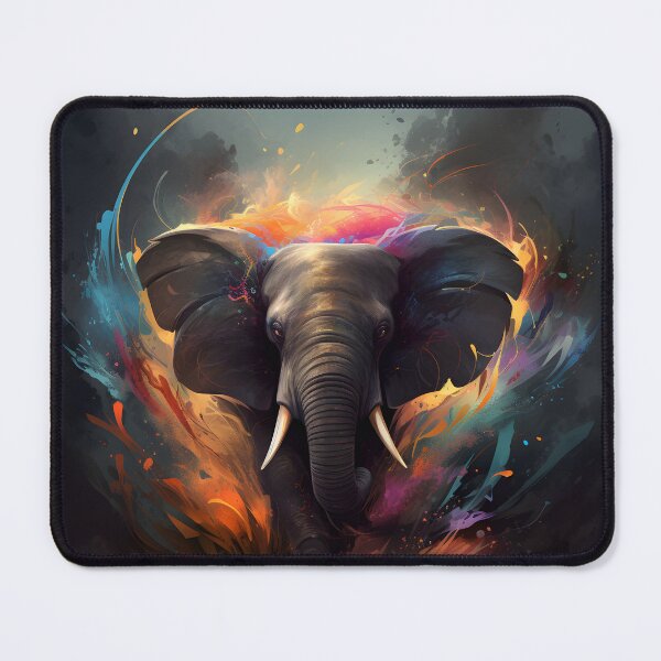 Item preview, African Elephant Abstract Art designed and sold by PeteRascal.