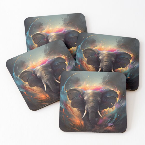 Item preview, African Elephant Abstract Art designed and sold by PeteRascal.