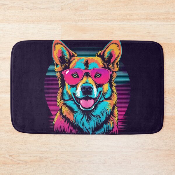 Item preview, When your little dog adopts glasses, each game of hide-and-seek becomes a stylish strategy, with ears and lenses adding suspense to the search for the perfect hiding spot designed and sold by Pulsant  Paintings.