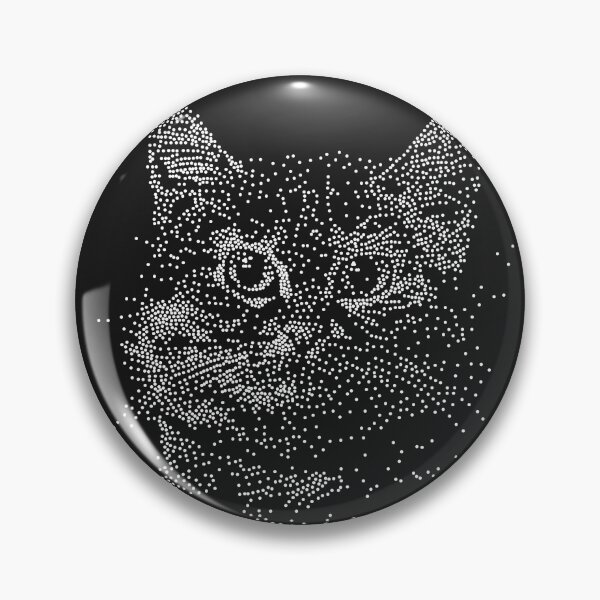 Item preview, Shy Black-footed Cat - felis nigripes (white/black) designed and sold by D-Vogt-Grafik.