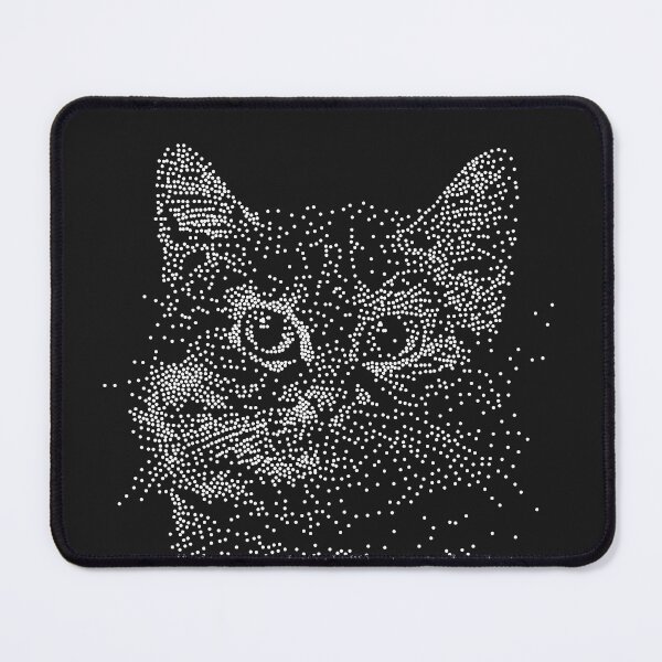 Item preview, Shy Black-footed Cat - felis nigripes (white/black) designed and sold by D-Vogt-Grafik.