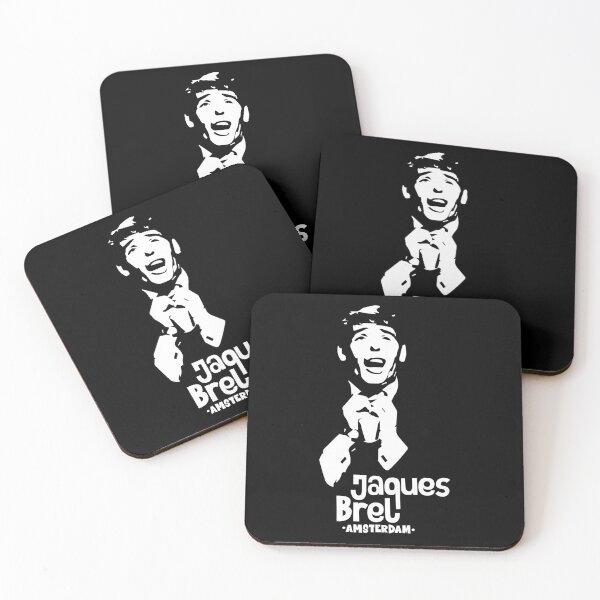Item preview, Amsterdam: Tribute Tee to Jacques Brel, Chanson Icon designed and sold by Boogosh.