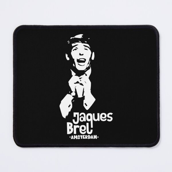 Item preview, Amsterdam: Tribute Tee to Jacques Brel, Chanson Icon designed and sold by Boogosh.