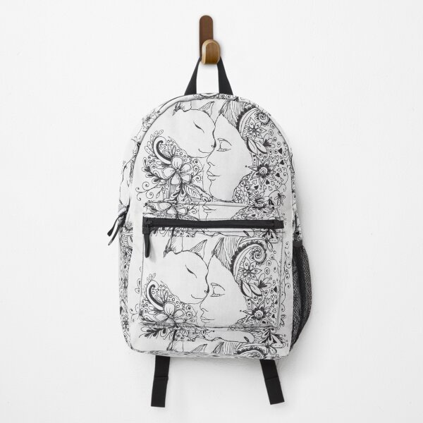 Item preview, One Line Art Cat and Floral, Line Art Womans Face designed and sold by DiensDesign.