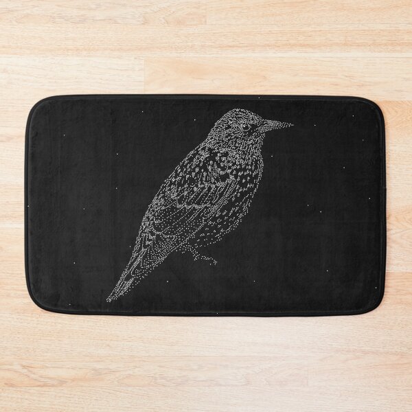 Item preview, European Starling Stars (white/black) designed and sold by D-Vogt-Grafik.