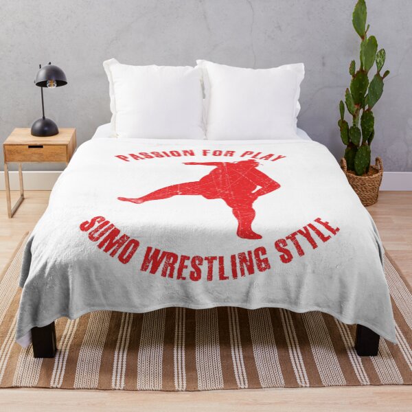 Item preview, Red silhouette of a sumo wrestler designed and sold by HarridanCreates.