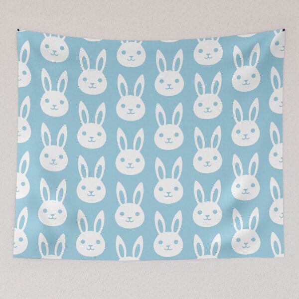 Item preview, Rabbit Pattern Blue designed and sold by tonymagnerart.