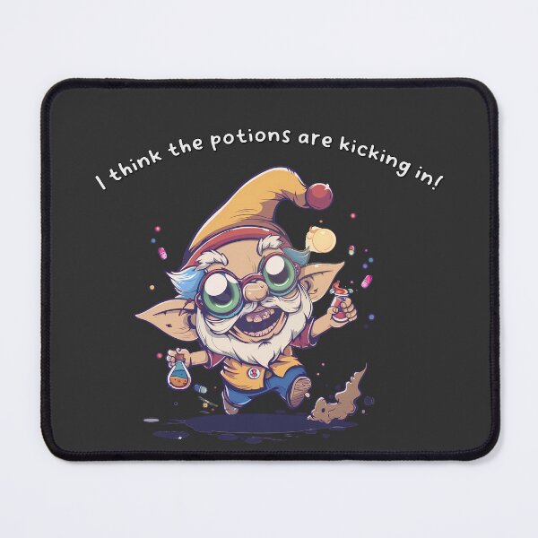 Item preview, The potions are kicking in! gnome trippy design designed and sold by slemfiskz.