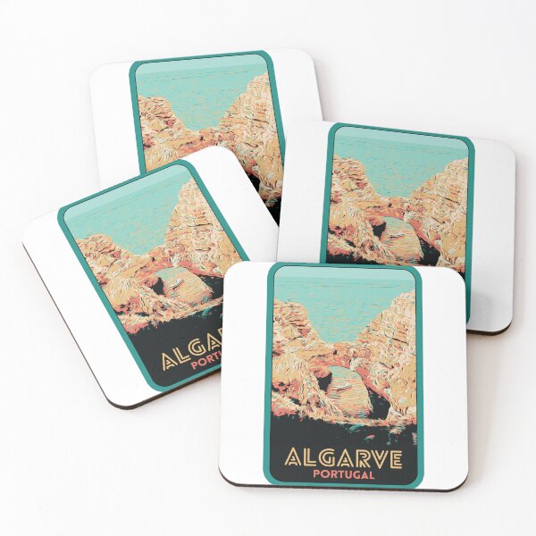 Item preview, Algarve's Embrace: Cliffs in Artful Reverie designed and sold by Lemomo-artworks.