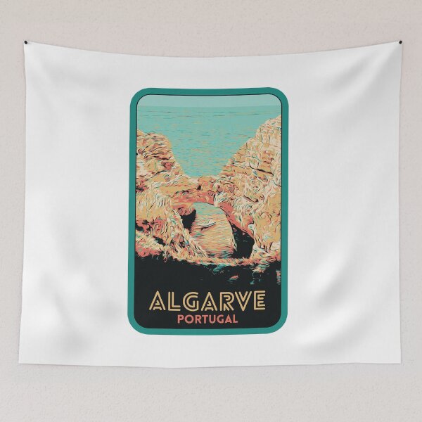 Item preview, Algarve's Embrace: Cliffs in Artful Reverie designed and sold by Lemomo-artworks.