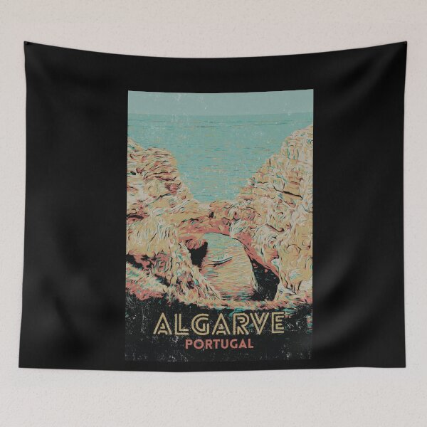 Item preview, Algarve's Embrace: Cliffs in Artful Reverie designed and sold by Lemomo-artworks.