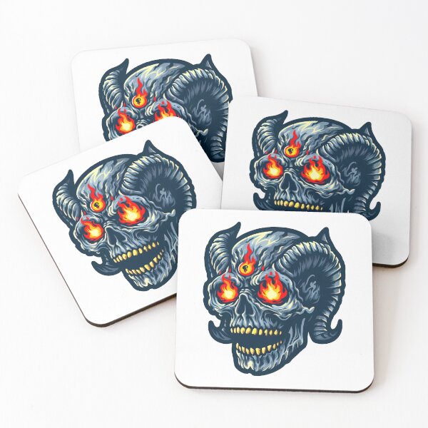Item preview, Fantasma de calavera de fuego designed and sold by SimpleP.