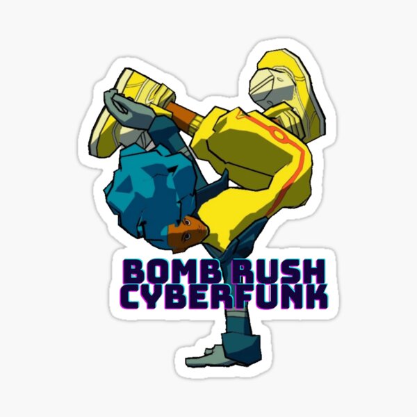 Bomb rush cyberfunk Sticker