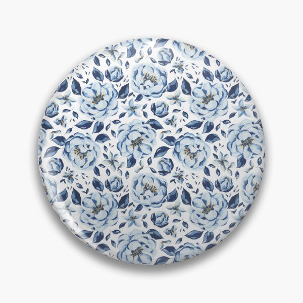 Item preview, Blue Floral Pattern designed and sold by WearyWhimsy.