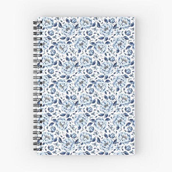 Item preview, Blue Floral Pattern designed and sold by WearyWhimsy.