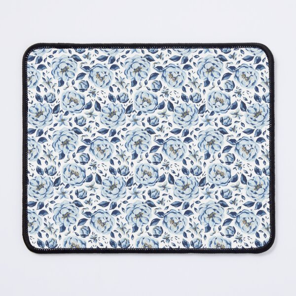 Item preview, Blue Floral Pattern designed and sold by WearyWhimsy.