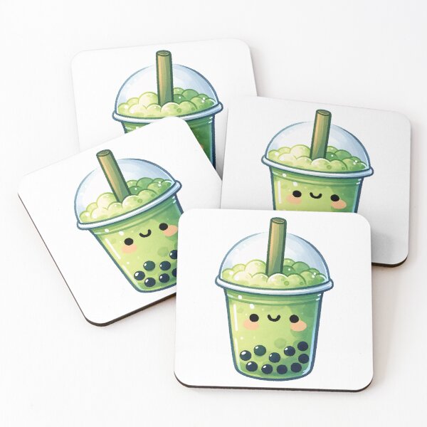 Item preview, Cute Green Bubble Tea  designed and sold by Emitropy.