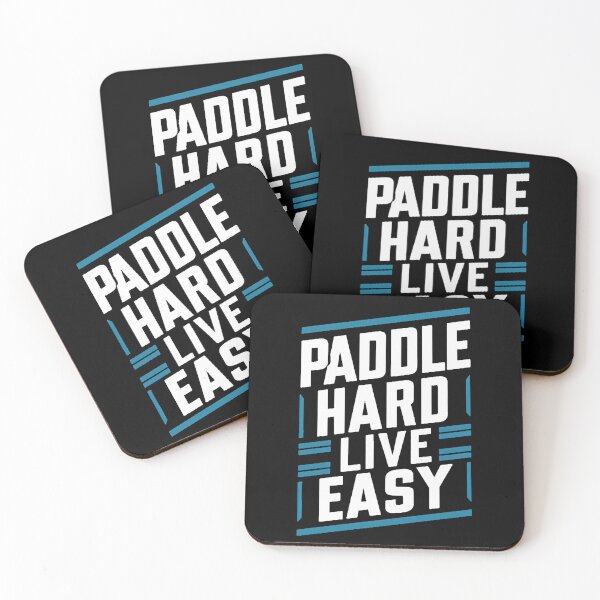 Item preview, Paddle Hard, Live Easy Kayak Funny designed and sold by DomTeesHaven.
