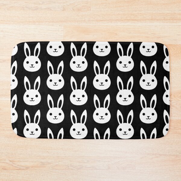 Item preview, Rabbit Pattern Black and White designed and sold by tonymagnerart.