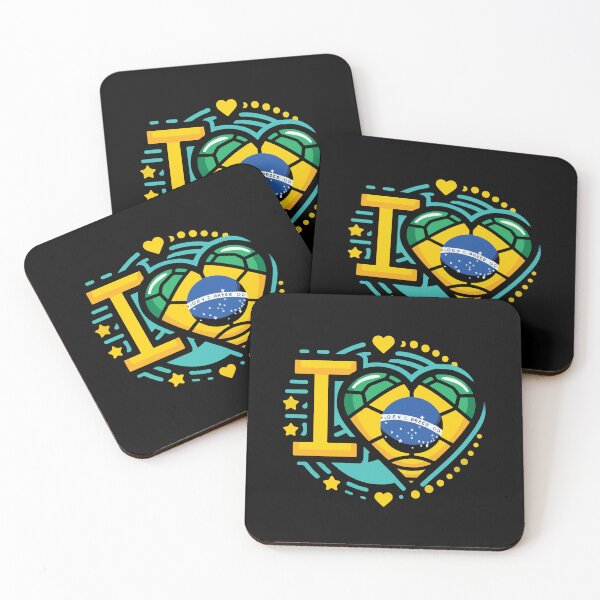 Item preview, i love brazil football designed and sold by StellarValor.