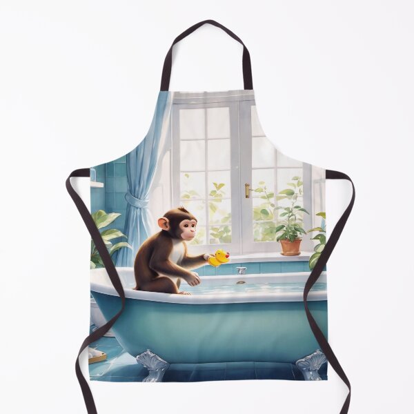 Item preview, Monkey in the bathtub designed and sold by M-Y-A-R-T-.