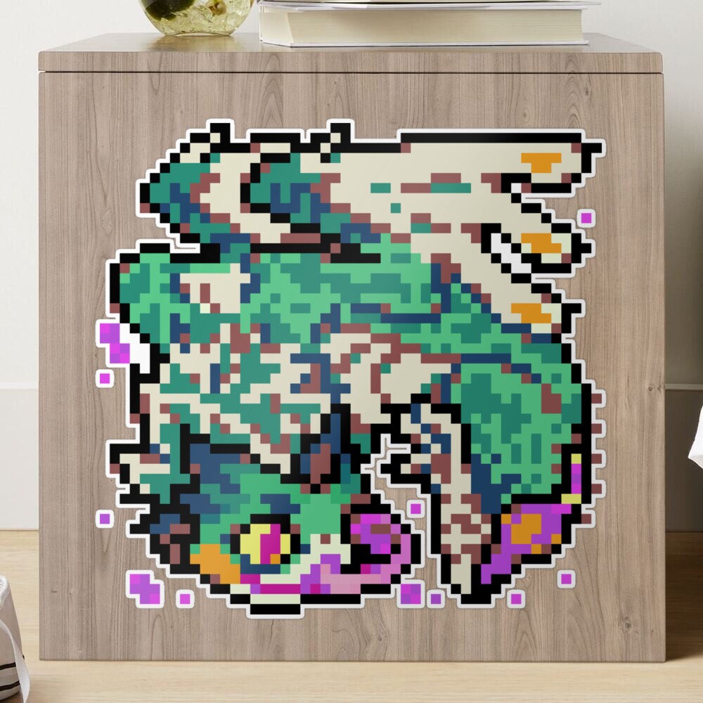 Monster Hunter: Pixel Pukei Pukei Sticker for Sale by kerkopes