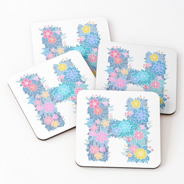 Item preview, Floral Letter "H" WeArePrettierThanFlowers designed and sold by birthflower.