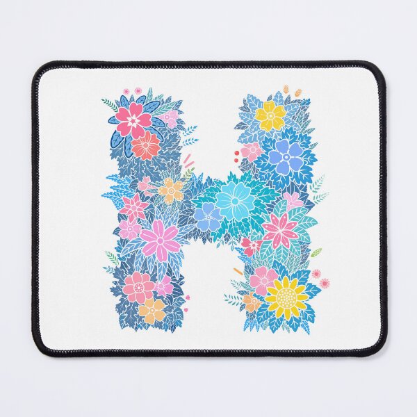 Item preview, Floral Letter "H" WeArePrettierThanFlowers designed and sold by birthflower.