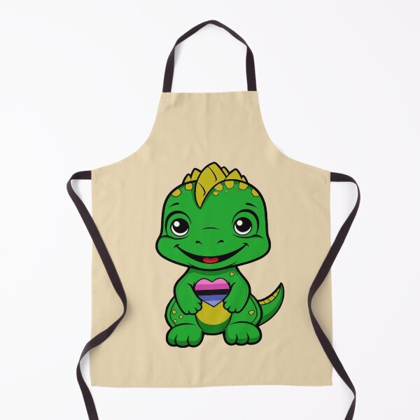 Item preview, Cute Omnisexual Pride Flag Dinosaur, Subtle Kawaii Omni Dino Design designed and sold by Travelslightly.