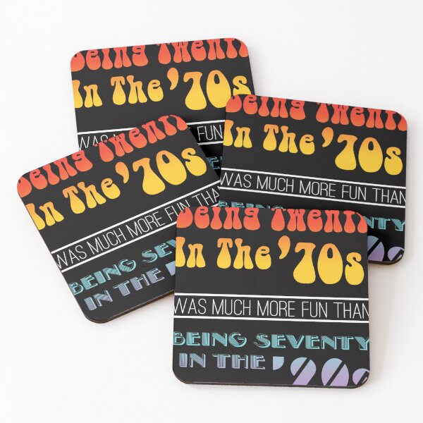 Item preview, 294 Being Twenty In The 70S Was Much More Fun Than Being Seventy In The 20S - Funny Boomer Design designed and sold by Charleseaucha.