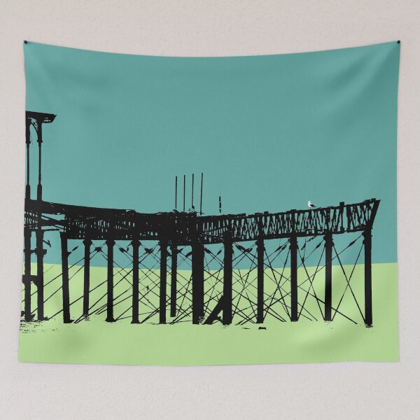Item preview, Billy BRightOn Brighton & Hove West Pier Pop Art  designed and sold by StudioFlea.