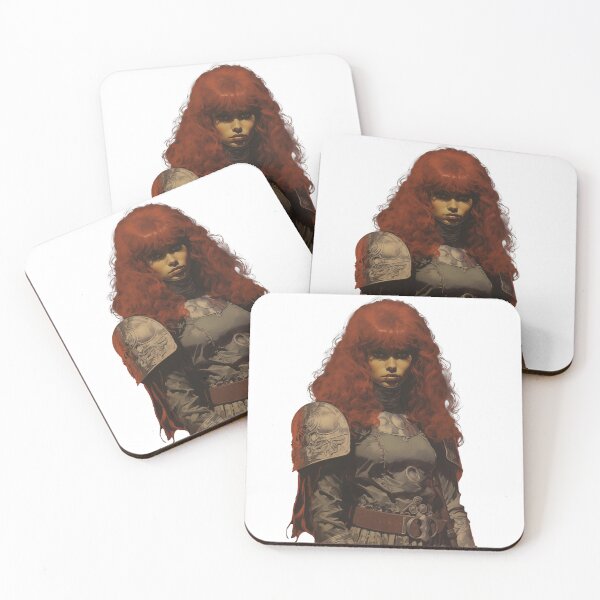 Item preview, AUBURN - DARK FANTASY ART STYLE designed and sold by VistaThreadsCo.