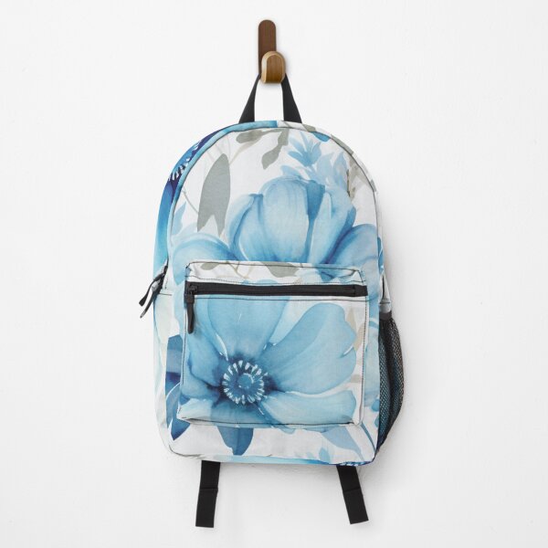 Item preview, Blue White Flower Pattern Spring Aesthetic Marguerite Blasingame Watercoloring Watercolor designed and sold by SMARTKIT DESIGNAGENCY.