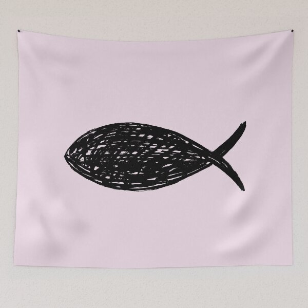 Item preview, Black Christian fish designed and sold by EternalRock.