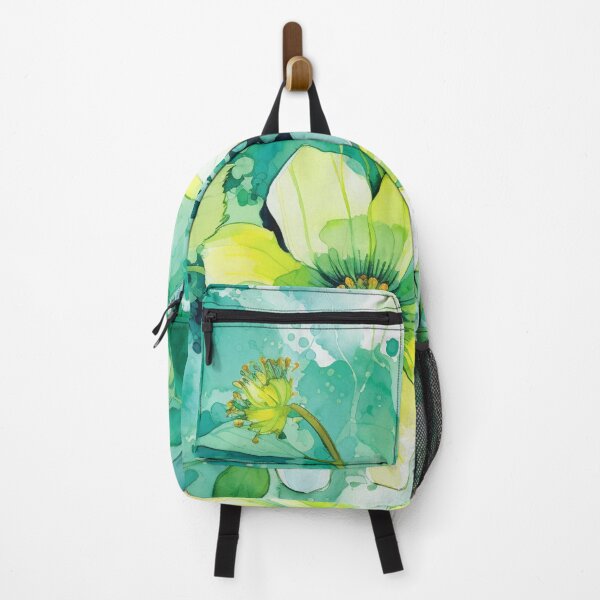 Item preview, Green White Flower Pattern Spring Aesthetic Marguerite Blasingame Watercoloring Watercolor designed and sold by SMARTKIT DESIGNAGENCY.