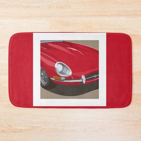 Item preview, Classic British Sports Car Type E Red designed and sold by Steve Kidd Art.