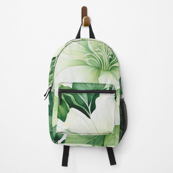 Item preview, Green White Flower Pattern Spring Aesthetic Marguerite Blasingame Watercoloring Watercolor designed and sold by SMARTKIT DESIGNAGENCY.