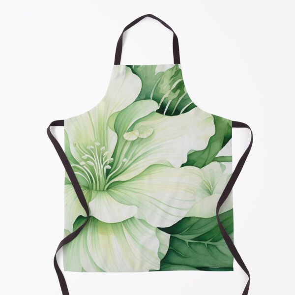 Item preview, Green White Flower Pattern Spring Aesthetic Marguerite Blasingame Watercoloring Watercolor designed and sold by SMARTKIT  DESIGNAGENCY.