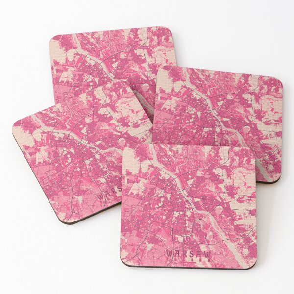 Item preview, Warsaw City Map of Poland - Blossom designed and sold by deMAP.