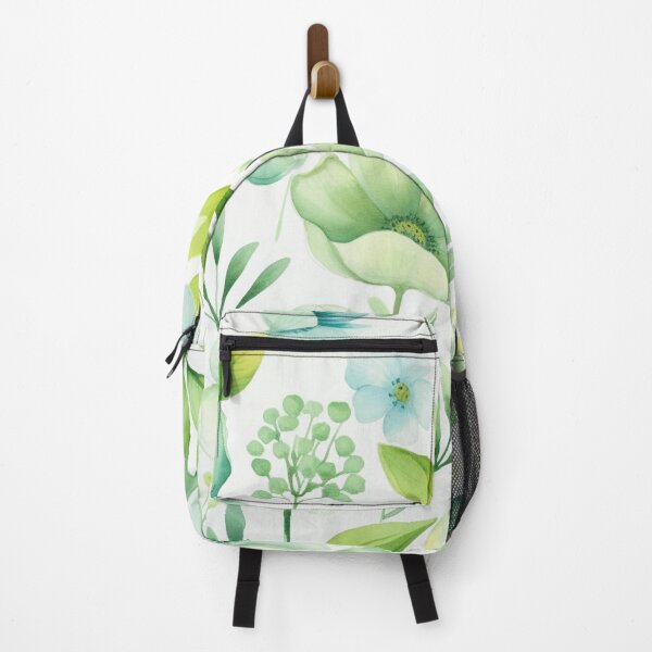 Item preview, Green White Flower Pattern Spring Aesthetic Marguerite Blasingame Watercoloring Watercolor designed and sold by SMARTKIT DESIGNAGENCY.