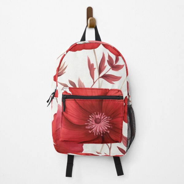 Item preview, Red White Flower Pattern Spring Aesthetic Marguerite Blasingame Watercoloring Watercolor designed and sold by SMARTKIT DESIGNAGENCY.