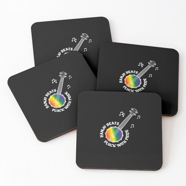 Item preview, Funny LGBTQ T-shirt, Banjo Beats, Pluck with Pride Banjo with pride colors T-shirt, Pride Festival, unisex t-shirt, Funny t-shirt designed and sold by PrideBeProud.