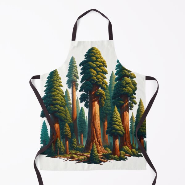 Item preview, Redwoods, detailed drawing style designed and sold by caroldarlene.