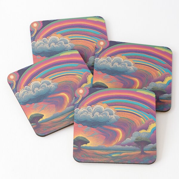 Item preview, Psychedelic Serengeti Cyclone designed and sold by RvdhThreads.