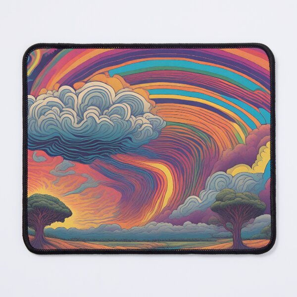 Item preview, Psychedelic Serengeti Cyclone designed and sold by RvdhThreads.