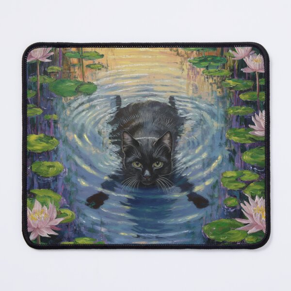 Item preview, cat monet designed and sold by SztuKarola.