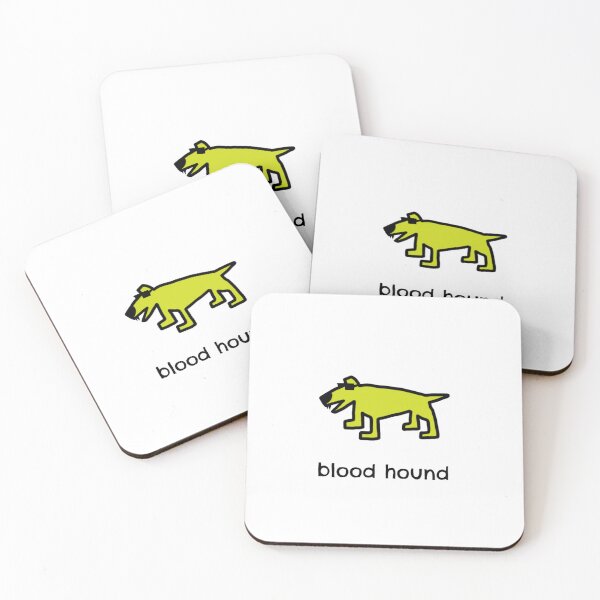 Item preview, Blood hound 3 green designed and sold by dogtired.