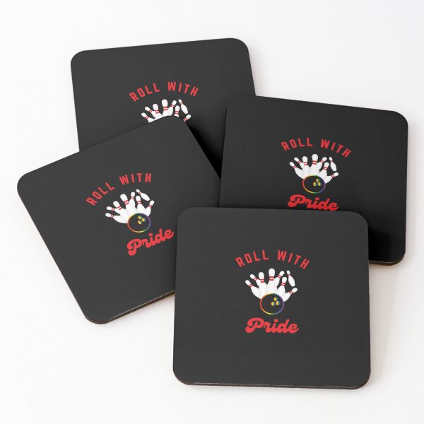 Item preview, Bowling LGBTQ T-shirt, Roll with Pride Pins and bowling ball with pride colors T-shirt, Pride Festival, unisex t-shirt, Funny t-shirt designed and sold by PrideBeProud.