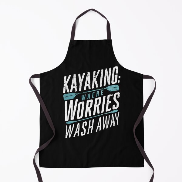 Item preview, Kayaking: Where Worries Wash Away Kayak Funny designed and sold by DomTeesHaven.
